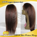 Direct Hair Factory High Ponytail Human Hair Wig For Woman Natural Hairline Straight Silk Top Cheap Full Silk Base Wig